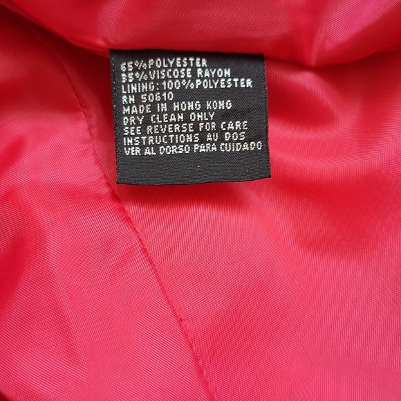 KASPER VINTAGE Pink Blazer Tailored Short Sleeve - Picture 7 of 7